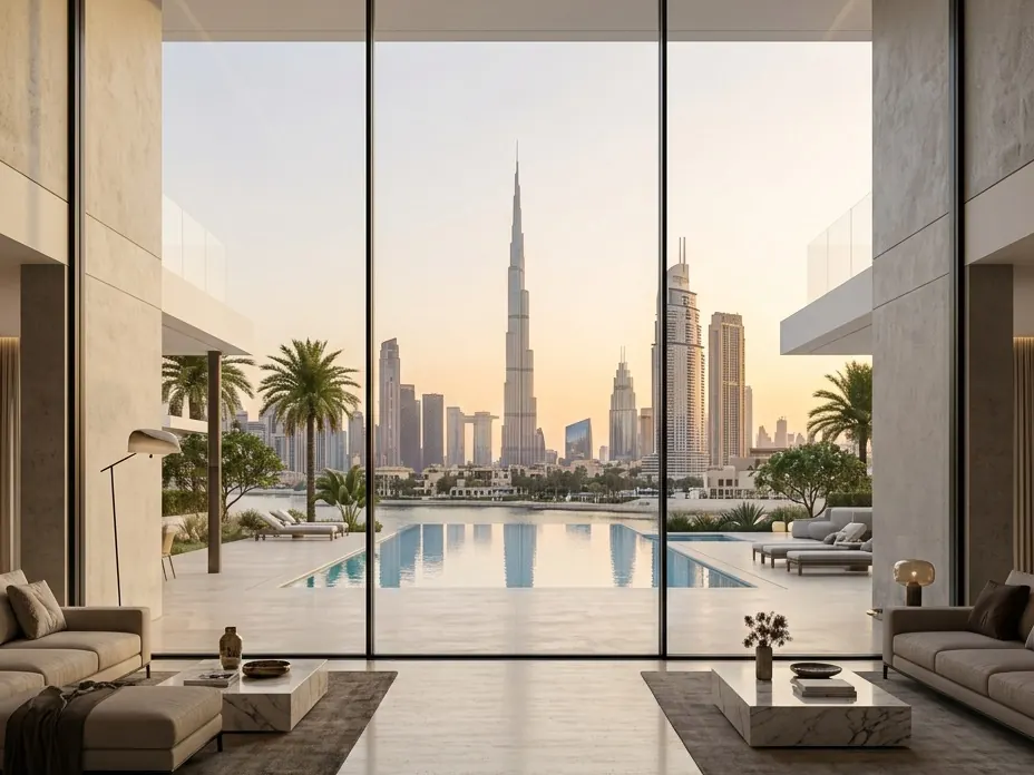 City view, floor to ceiling